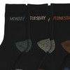 5 Paar Jungen Socken mit Wochentag-Schriftzug