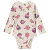 2 Baby Langarmbodys mit Rippstruktur