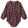 Baby Musselin-Body mit Blümchen