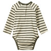2 Baby Langarmbodys mit Rippstruktur