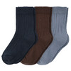 3 Paar Baby Socken mit Rippstruktur