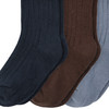 3 Paar Baby Socken mit Rippstruktur