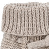 1 Paar Newborn Strickschühchen mit Schnürung