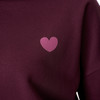 Damen Hoodie mit Flock-Print