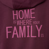 Damen Hoodie mit Flock-Print
