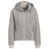 Damen Strickfleece-Jacke mit Kapuze