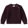 Baby Strickpullover mit Rippstruktur