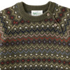 Baby Strickpullover mit Norwegermuster