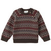 Baby Strickpullover mit Norwegermuster