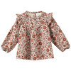 Baby Musselin-Bluse mit Blümchen