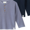 2 Baby Langarmshirts aus Waffel-Piqué