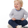 2 Baby Langarmshirts mit Brusttasche