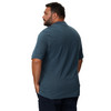 Herenpoloshirt met piqué-structuur