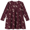 Mädchen Kleid mit Allover-Print