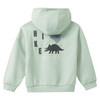 Jungen Hoodie mit Rückenprint mint