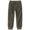 Jungen Thermo-Cordhose mit Elastikbund grün