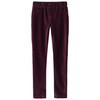 Mädchen Cordjeggings mit Zierknopf beere