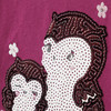 Mädchen Langarmshirt mit Pailletten