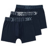 3 Jungen Boxer aus Bio-Baumwolle dunkelblau