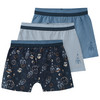 3 Jungen Boxer in verschiedenen Farben