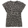 Dames Spencer zonder mouwen met luipaardprint