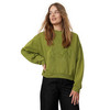 Dames-sweatshirt in effen kleur