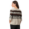 Damen Strickpullover mit weiten Ärmeln