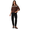 Damen Strickpullover mit weiten Ärmeln