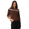 Damen Strickpullover mit weiten Ärmeln
