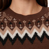 Damen Strickpullover mit weiten Ärmeln