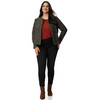 Damen Tweedjacke mit Wolle