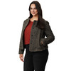 Damen Tweedjacke mit Wolle