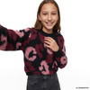 Mädchen Pullover mit Leo-Muster