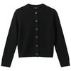 Mädchen Strickjacke mit Knöpfen schwarz