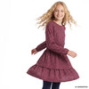 Mädchen Kleid mit Leo-Muster