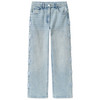 Mädchen Wide-Leg-Jeans mit verstellbarem Bund