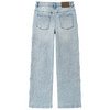 Mädchen Wide-Leg-Jeans mit verstellbarem Bund