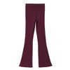 Mädchen Leggings mit Schlag dunkelrot