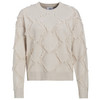 Damen Strickpullover mit Fransen