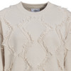 Damen Strickpullover mit Fransen