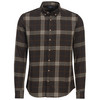 Herren Flanellhemd in Modern Fit braun