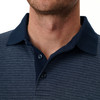 Herren Poloshirt mit leichten Streifen