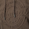 Herren Hoodie mit geprägtem Schriftzug