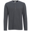 Herren Henley-Shirt dunkelgrau