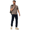 Herren T-Shirt mit 3D-Prägung
