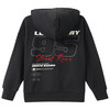 Jungen Hoodie mit großem Rücken-Print schwarz