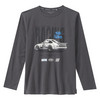 Jungen Langarmshirt mit Print dunkelgrau