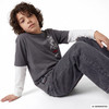 Jungen Langarmshirt im Layer-Look