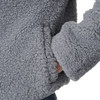 Damen Teddyjacke mit Knopfleiste