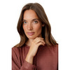 Damen Bluse in Knitter-Optik